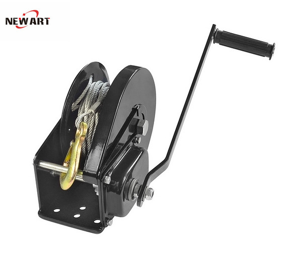 Mini torno manual portátil modificado para requisitos particulares 1800lbs de la mano con el freno de autoretención/automático