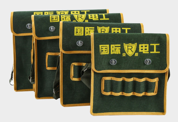 El bolso impermeable multifuncional de la cintura del juego de herramientas de Toolbag de la lona equipa el bolsillo
