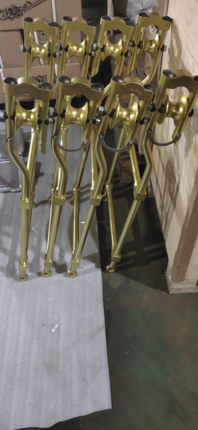 Carretillas de la inspección de la escalera de cuerda de ejecución para la cuerda flexible colgante del aislamiento