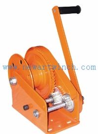 China 1800 libras del torno marino de la mano de la nave de equipo anaranjado de la cubierta para el freno automático del remolque proveedor