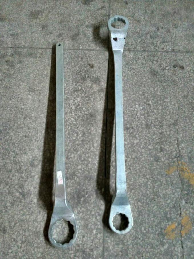 M16 - Llave del ciruelo del anillo doble de la llave de la manija del trinquete del tamaño M20 longitud de 480m m - de 700m m