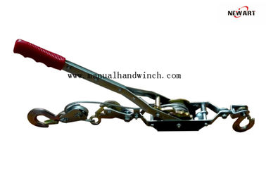 China El tirador 2T del cable de la mano de la ingeniería escoge la instalación fácil de los ganchos del engranaje tres proveedor