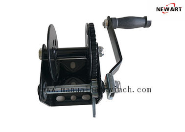 China Mini torno manual del cabrestante del polvo negro del torno 360kg de la mano con el trinquete proveedor